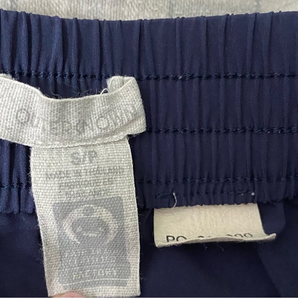 Outerknown Woman’s Dark Blue Board Shorts Zipper Pocket Elastic Waist Small - Picture 6 of 6